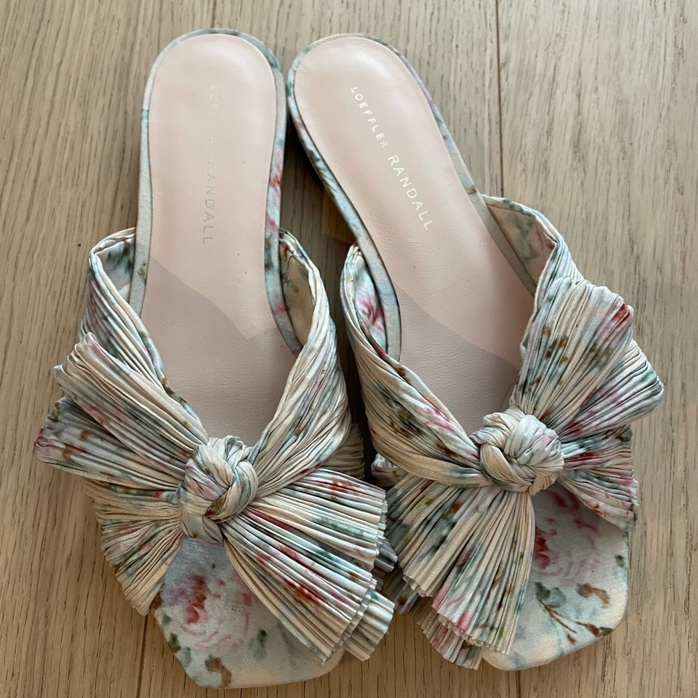 Loeffler Randall floral sandals size 7 - Picture 2 of 4